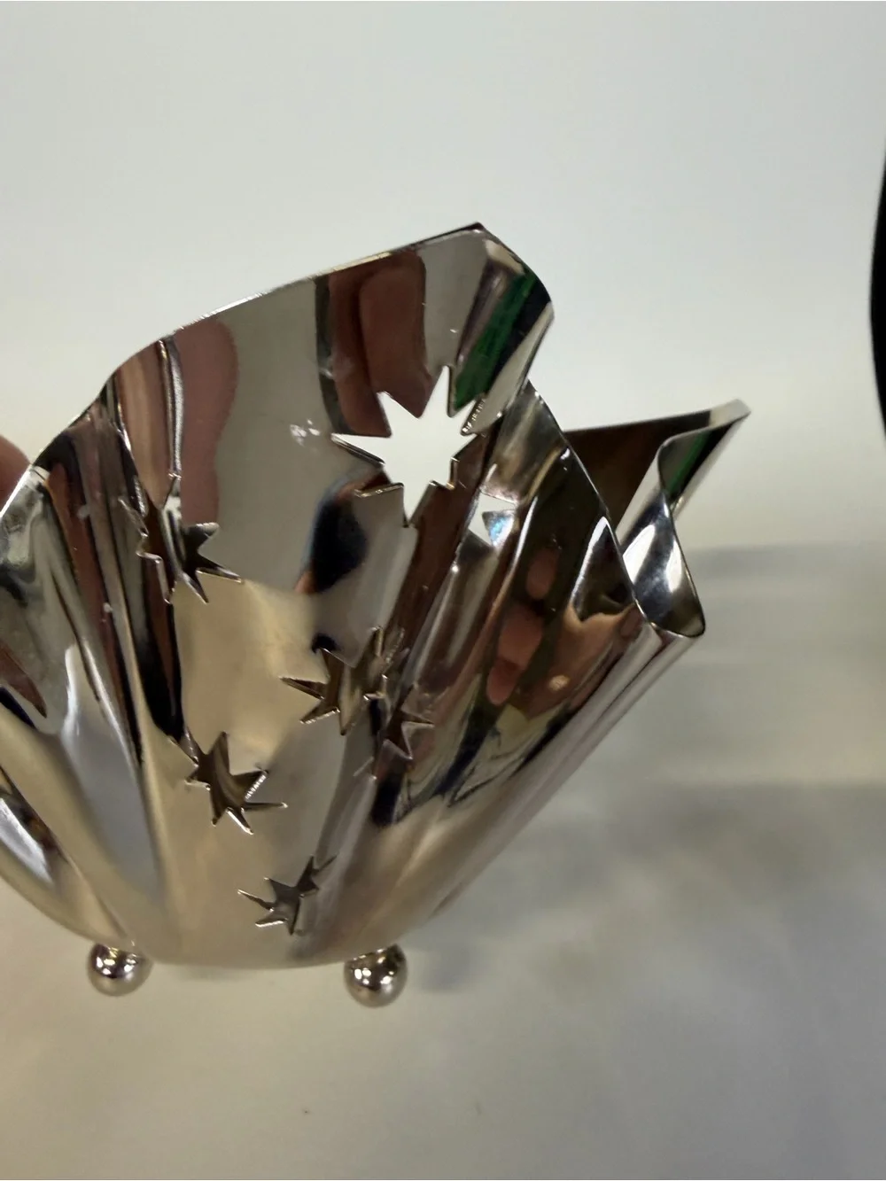Vintage Godinger Handkerchief candle holder